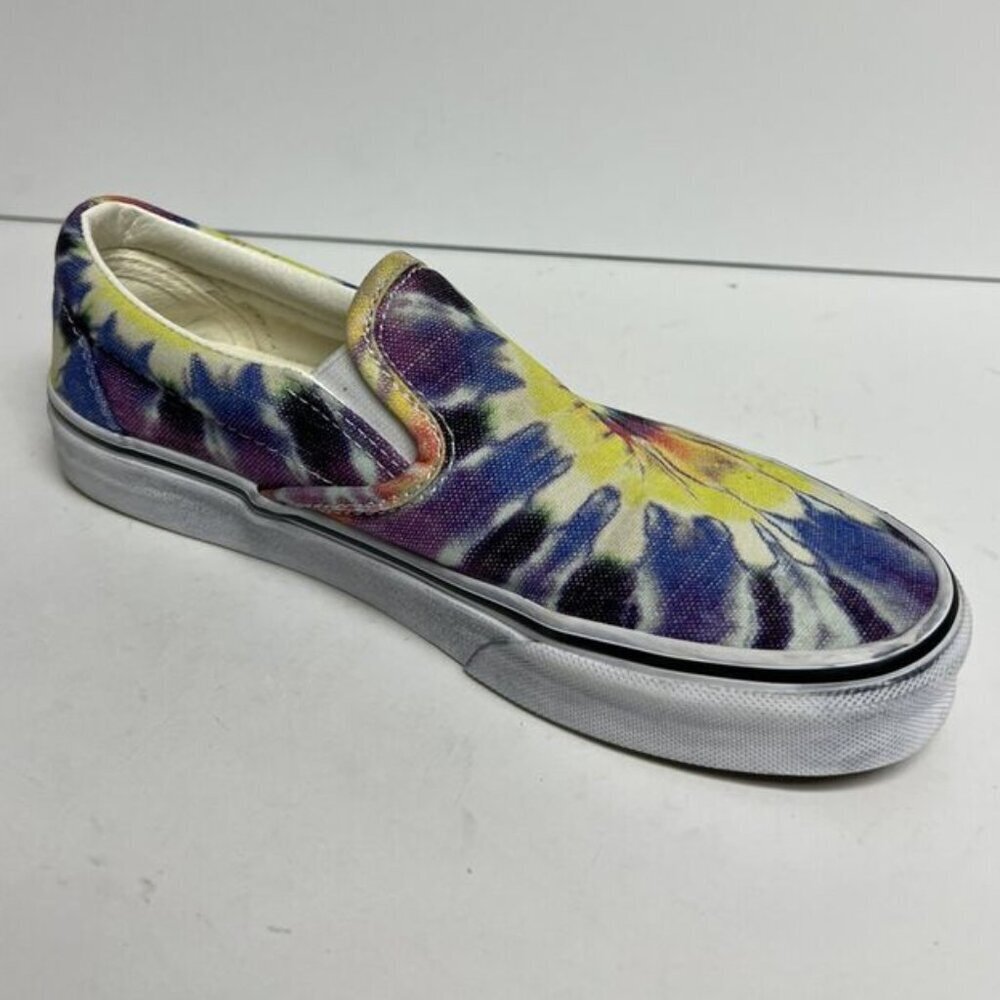 Vans Women's Classic Slip On Shoes Tie Dye, Size 7 M